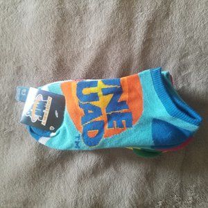 Space Jam Character Socks pk. of 6 (Kids/Men's/Ladies)